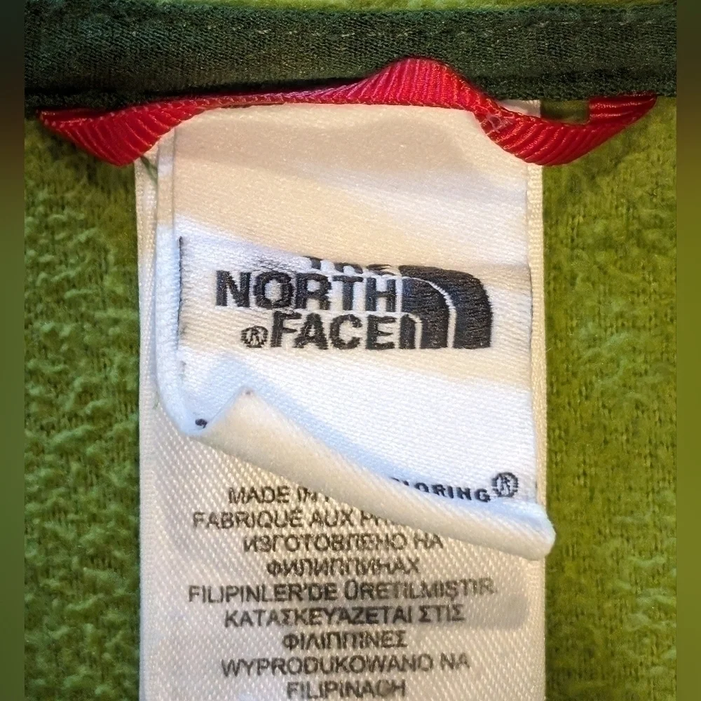 The North Face Women's Polartec 1/4 Zip Fleece Pullover Size Medium Green - Picture 6 of 11